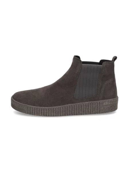 Velurové chelsea boots Gabor šedé