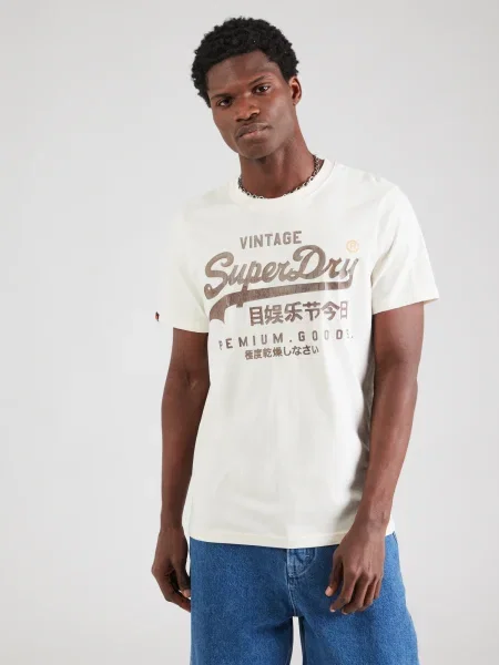 Tricou Superdry alb