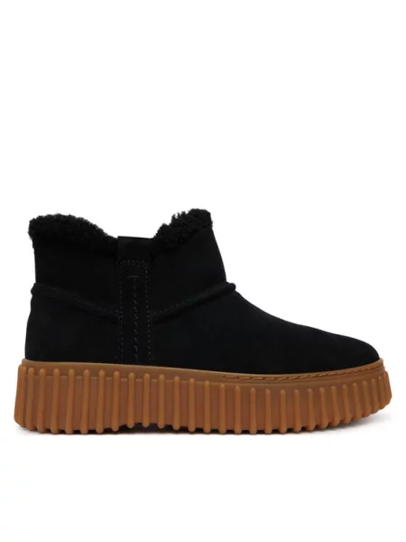 Členková obuv Clarks Torhill Warm čierna
