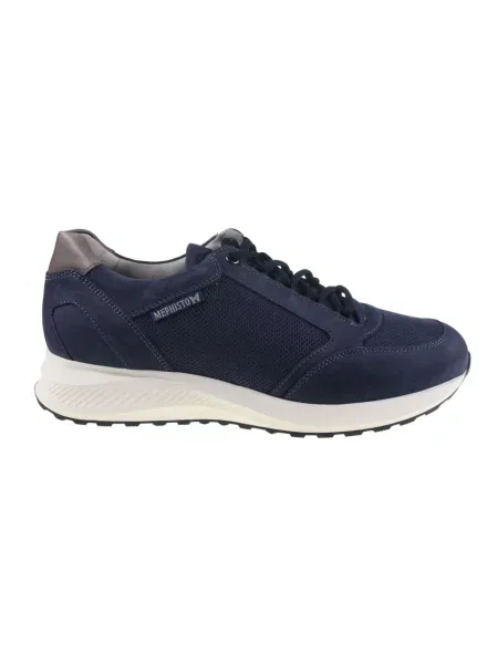 Sneakersy Mephisto zamszowe niebieskie