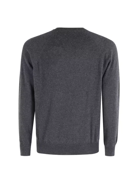 Sweter Kangra wełniany szary