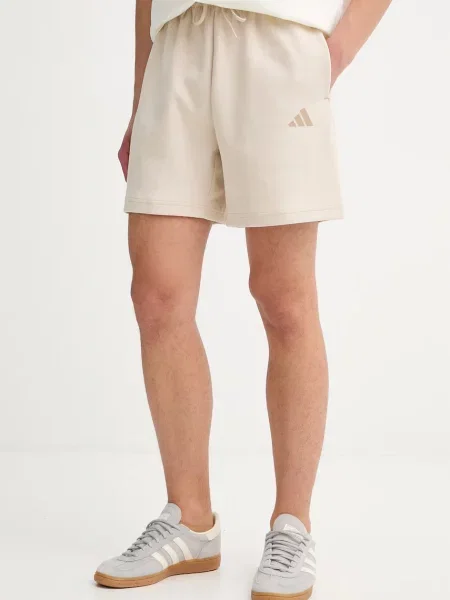 Adidas Pantaloni scurți sport Future Icons Small Logo bej