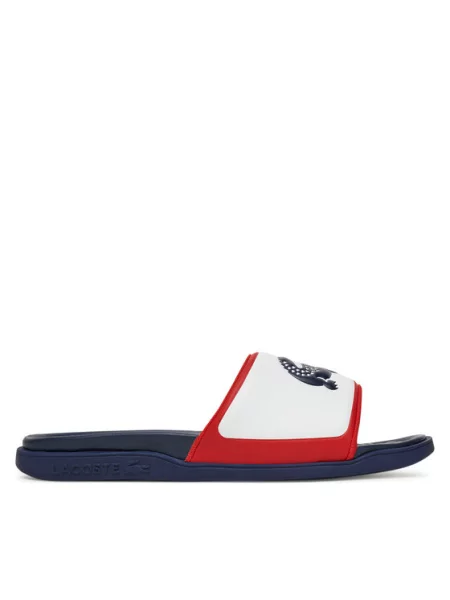 Klapki Lacoste białe