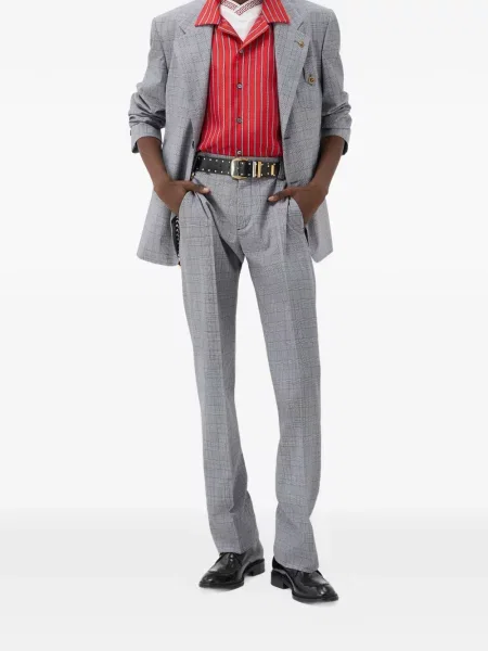 Pantaloni Versace de lână gri