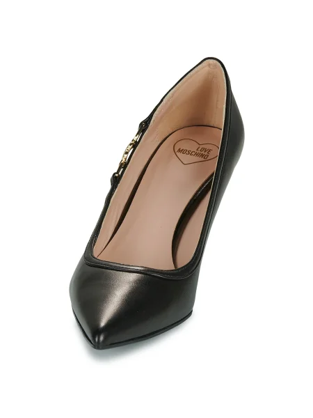 Colier Love Moschino cu bretele negru