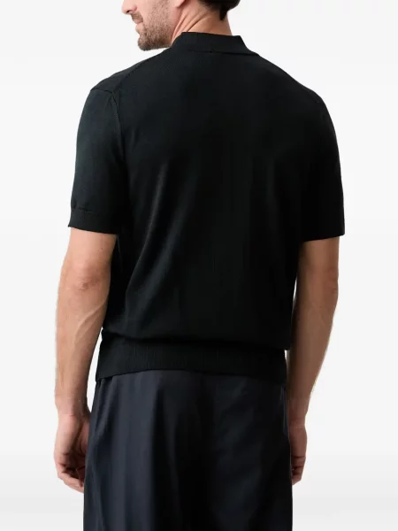 Tricou polo Joop! tricotate albastru