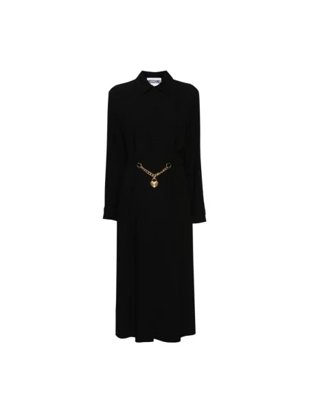 Sukienka Moschino biznesowa czarna