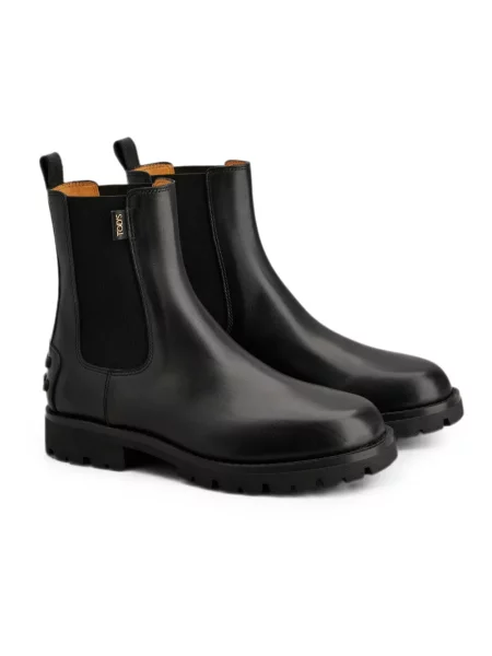 Sztyblety Tod's skórzane czarne