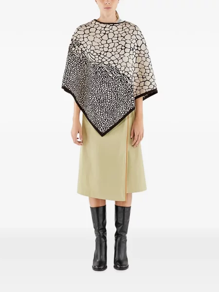 Poncho Ferragamo cu imagine cu imprimeu abstract