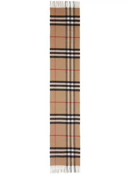 Fular Burberry din cașmir în carouri clasic