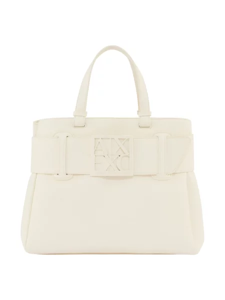 Armani Exchange Torebki Kobieta Beżowy ONE SIZE Torebka Tote biała