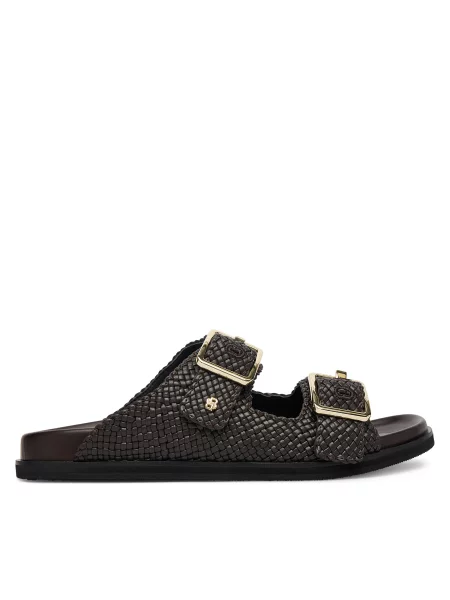 Шльопанці BOSS Freyah коричневий