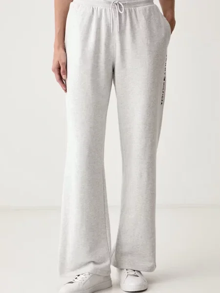 Tommy Hilfiger pantaloni de loungewear pentru femei din gri