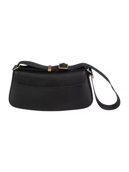 Mała torebka hobo Stella Mccartney skórzana czarna