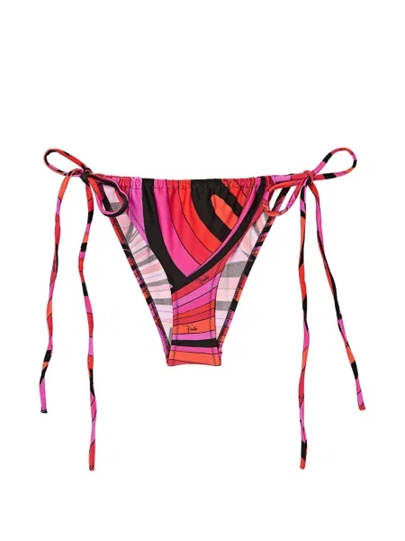 Bikini Pucci cu imagine cu legături roz