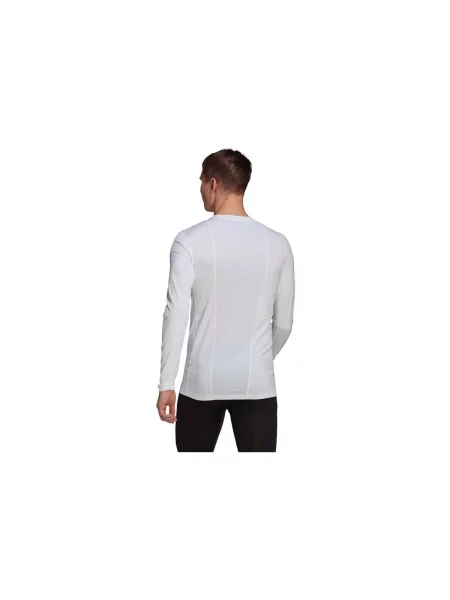 Kompresija majica dugih rukava Adidas bijela