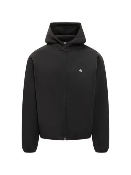 Hanorac cu glugă Represent cu imagine negru