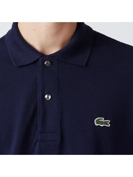 Поло Lacoste синее