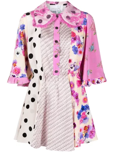 Rochie Natasha Zinko de mătase roz