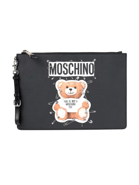 Torebka Moschino typu teddy czarna