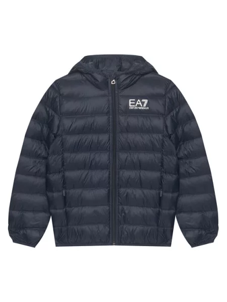 Emporio Armani Пухено яке Тъмносин
