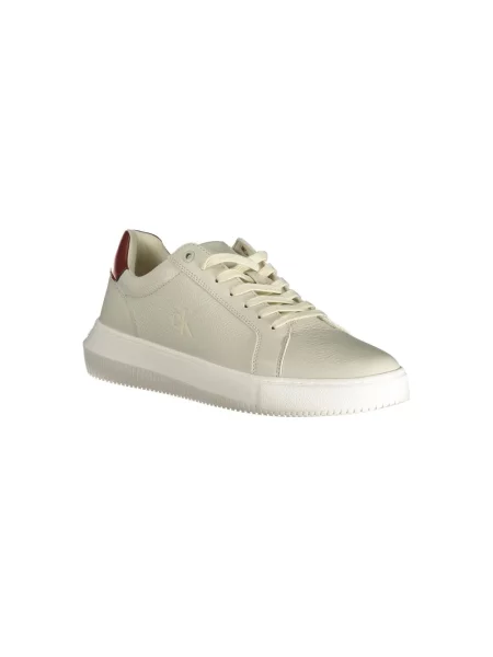 Sneakersy Calvin Klein skórzane białe
