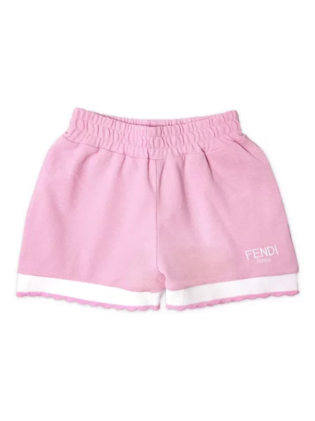 Szorty dziecięce Fendi różowe