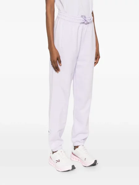 Běžecké stahovací šňůrka legíny Adidas s autogramem fialové