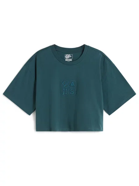 VANS Majica Ellipse temno zelena