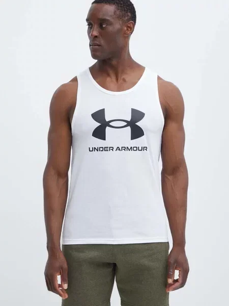 Тениска за трениране Under Armour Sportstyle бяло