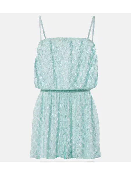 Salopetă Missoni tricotate albastru