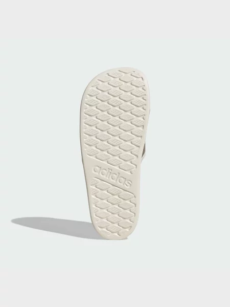 Синтетический шлепанцы Adidas белые