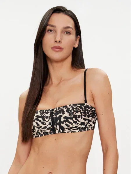 Calvin Klein Swimwear Góra od bikini czarny
