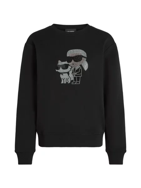 Stras hanorac Karl Lagerfeld negru