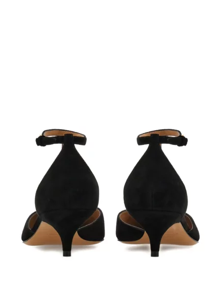 Pantofi cu toc Ferragamo cu cataramă negru