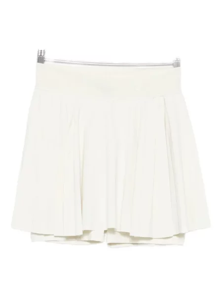 Fusta plisata Adidas By Stella Mccartney plisată alb