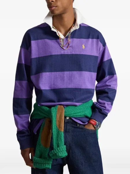 Șosete Polo Ralph Lauren cu broderie în carouri de flanelă verde