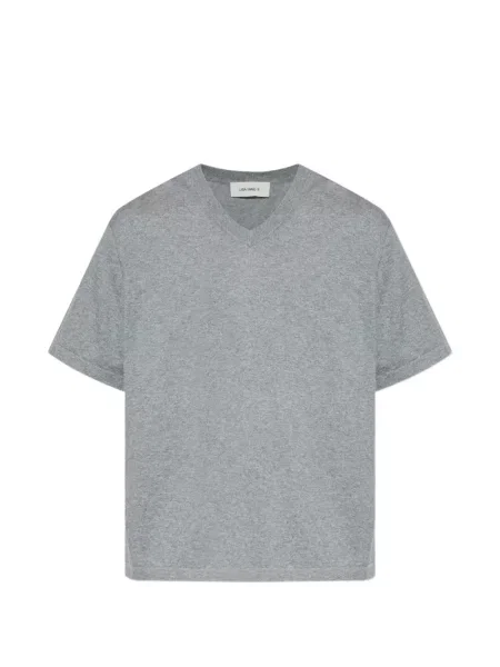 Tricou Lisa Yang cu decolteu în V gri