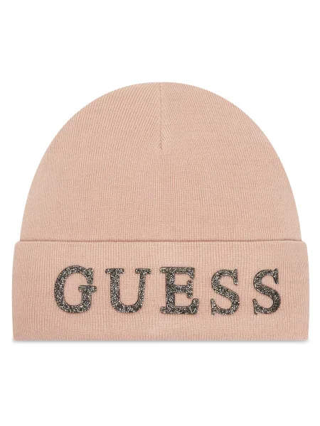 Шапка Guess оранжево розово