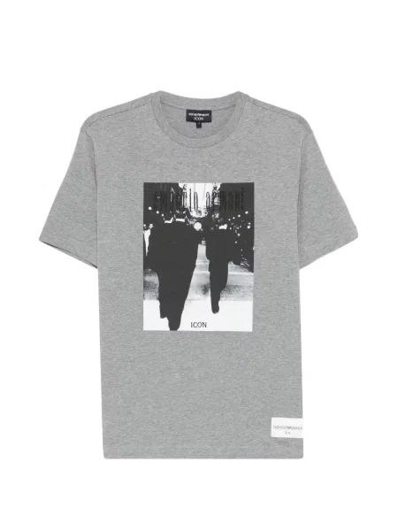 Tricou Emporio Armani gri