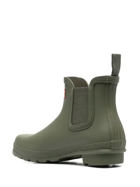 Botine chelsea Hunter verde