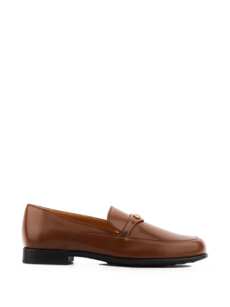 Pantofi loafer Tod's din piele cu autograf maro