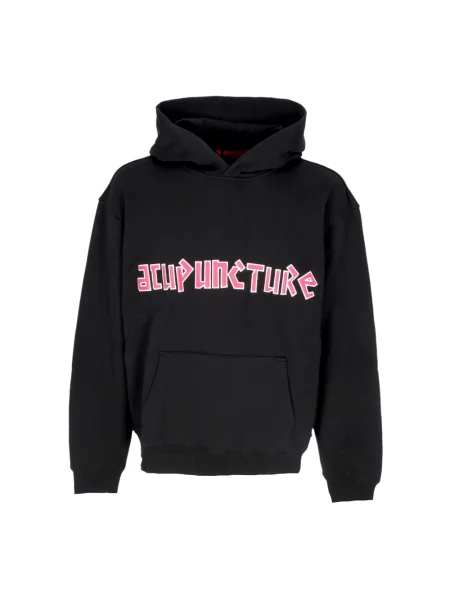 Bluza z kapturem Acupuncture z kapturem czarna