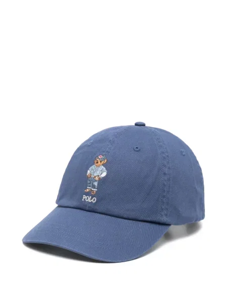 Șapcă Polo Ralph Lauren în carouri lungă maro