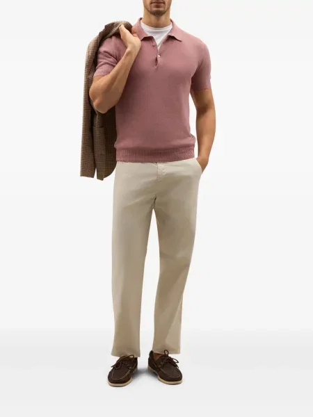 Pantaloni Boglioli alb