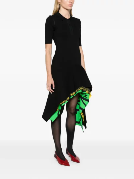 Rochie Loewe cu imagine asimetrică negru