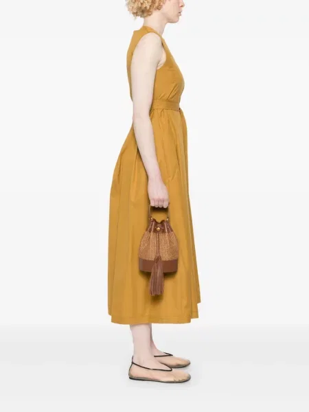 Bucket stiliaus rankinė Gianvito Rossi ruda