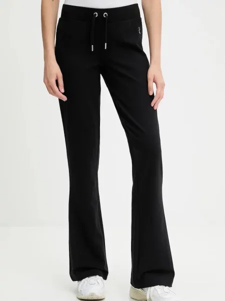 Спортен панталон Juicy Couture JERSEY APOLLO PANT с апликация черно