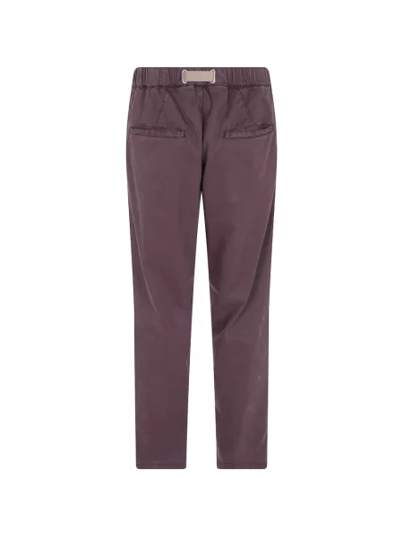 Cu centură pantaloni White Sand alb