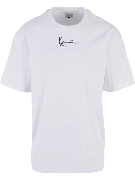 Karl Kani Tricou albastru deschis / negru alb